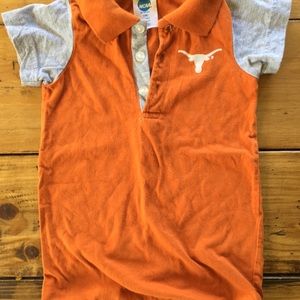 0-3mo NCAA Longhorns Romper